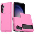 Samsung Galaxy A55 5G case with slide card holder - Pink — Samsung