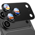 RURIHAI iPhone 18 Pro Max Lens Protector with Aluminum Frame - Black — RURIHAI