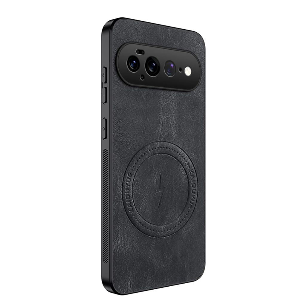 Google Pixel 11 Pro XL MagSafe Case PU-leather - Black — Google
