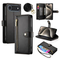 iPhone Air Wallet Cover with Strap - Black