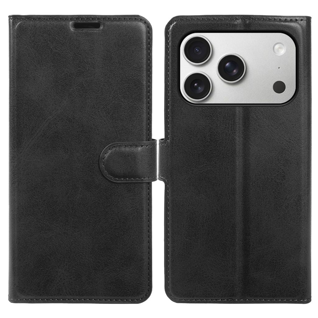 Wallet Cover with Stand iPhone 18 Pro, iPhone 17 Pro - Black — Wallet