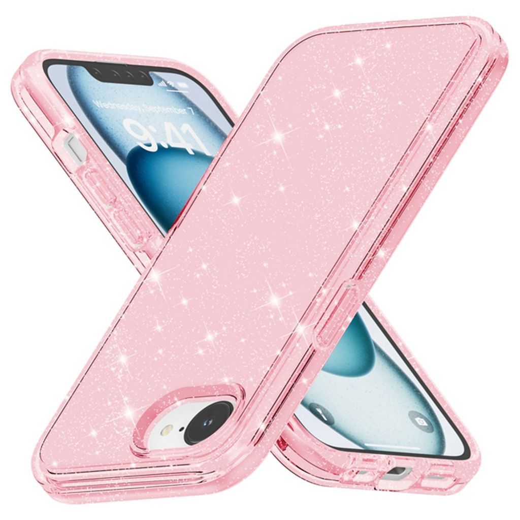 iPhone 17e/16e Glitter Case - Pink — Övrigt