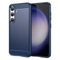 Samsung Galaxy S24 Carbon fiber cover - Blue — Samsung