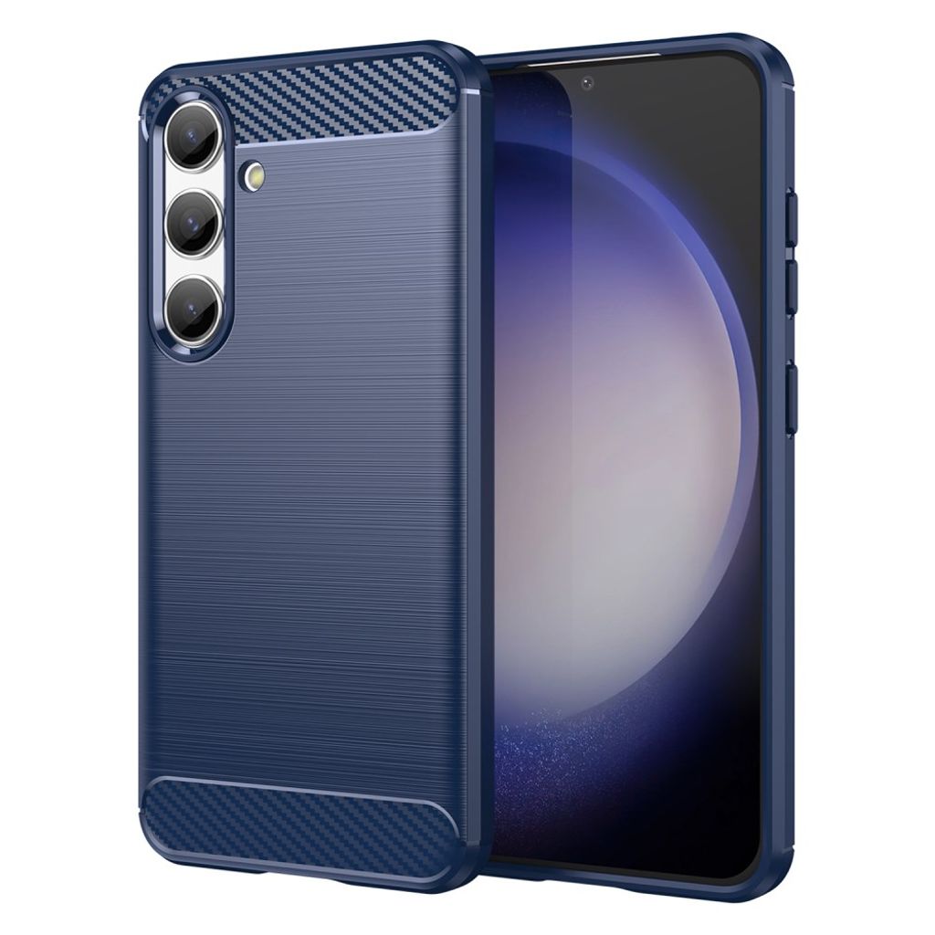 Samsung Galaxy S24 Carbon fiber cover - Blue — Samsung