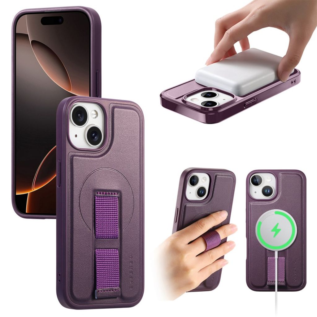 CASENEO iPhone 14/13 MagSafe Case – Purple