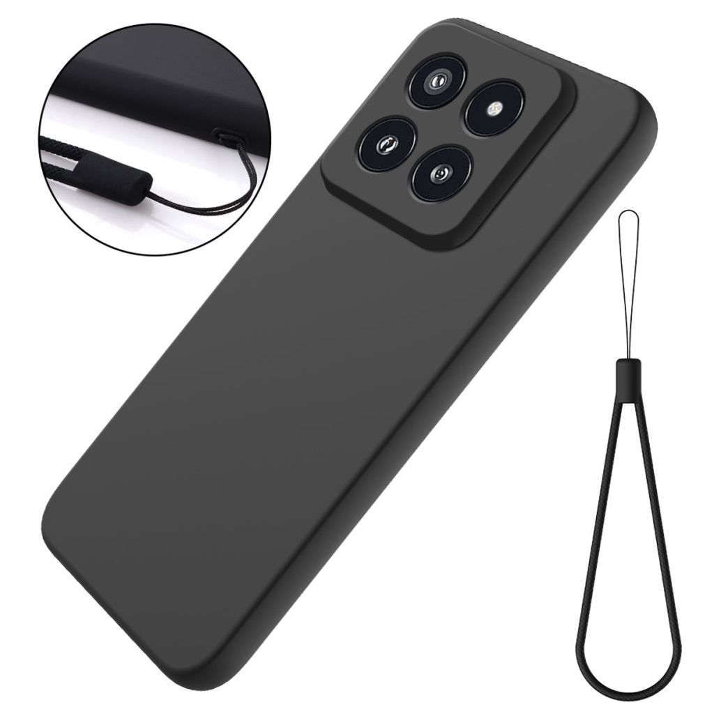 Xiaomi 14 Pro case with a strap - Black