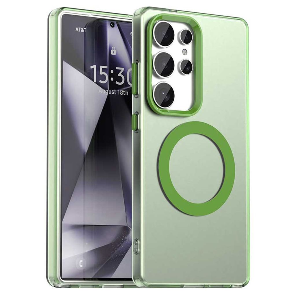 Samsung Galaxy S25 Ultra MagSafe Compatible Case - Green — Samsung