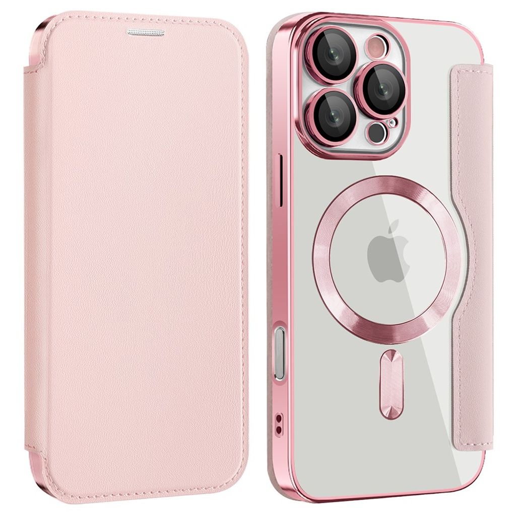 iPhone 16 Pro Max Cover with card slots - Pink — Övrigt