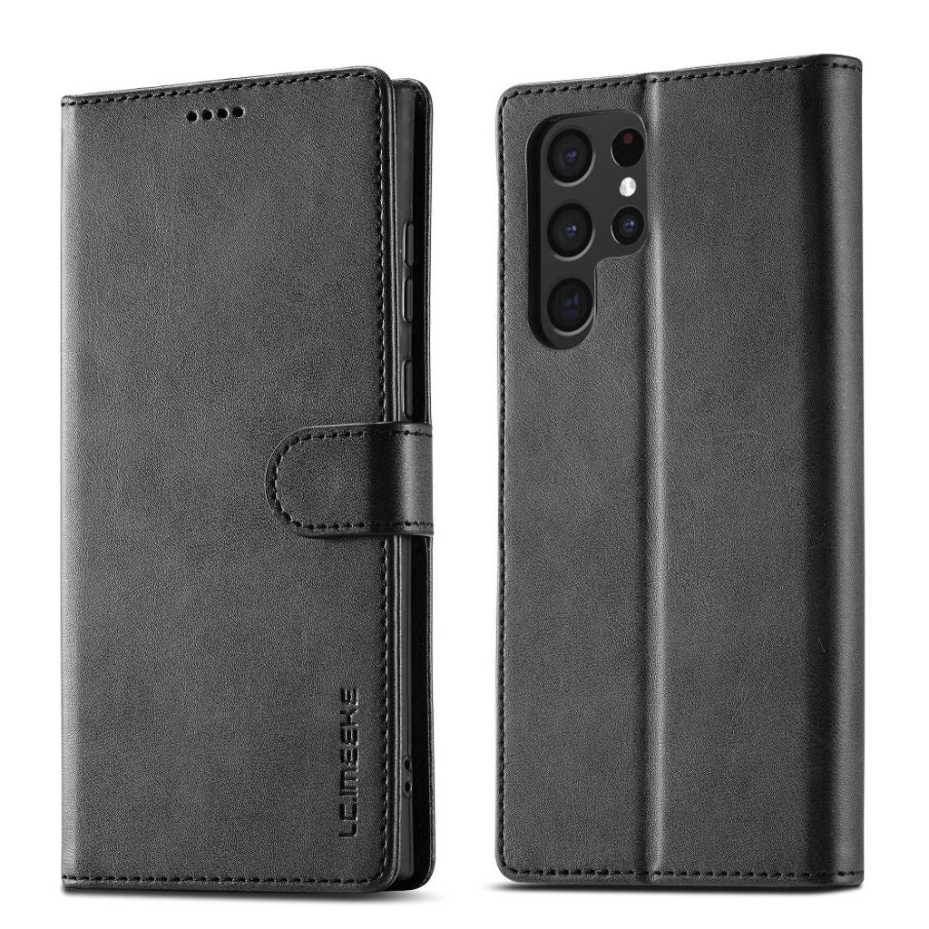 LC.IMEEKE Samsung Galaxy S26 Ultra Wallet Cover - Black