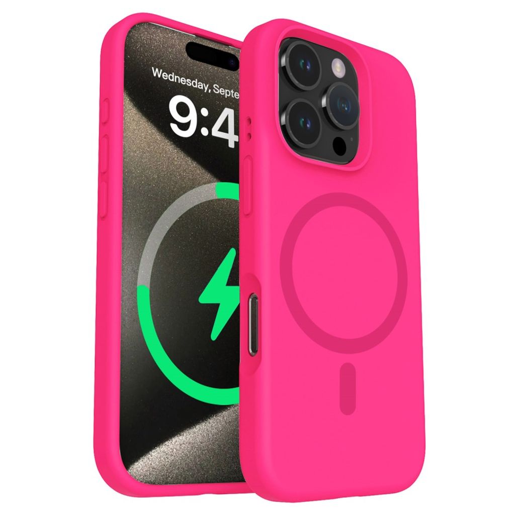iPhone 16 Pro silicone case - Dark Pink — Övrigt