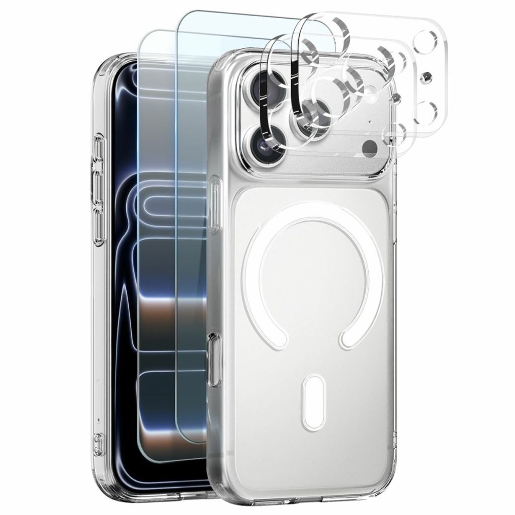 NORTHJO iPhone 17 Pro 5-in-1 set with MagSafe case + screen & lens protector