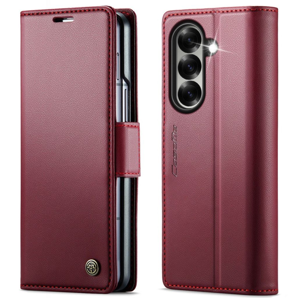 CASEME Samsung Galaxy Z Fold8 Ultra Wallet Cover RFID Blocking - Red — CASEME