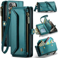 CASEME iPhone 15 Pro Wallet Cover RFID Blocking Card Holder Stand - Green