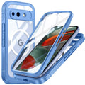 Google Pixel 10a Case MagSafe Compatible PC+TPU with Screen Protector - Blue