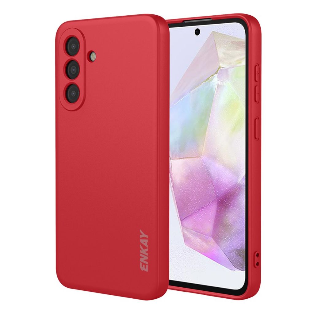 ENKAY HAT PRINCE Samsung Galaxy A37 5G Silicone Case - Red — ENKAY