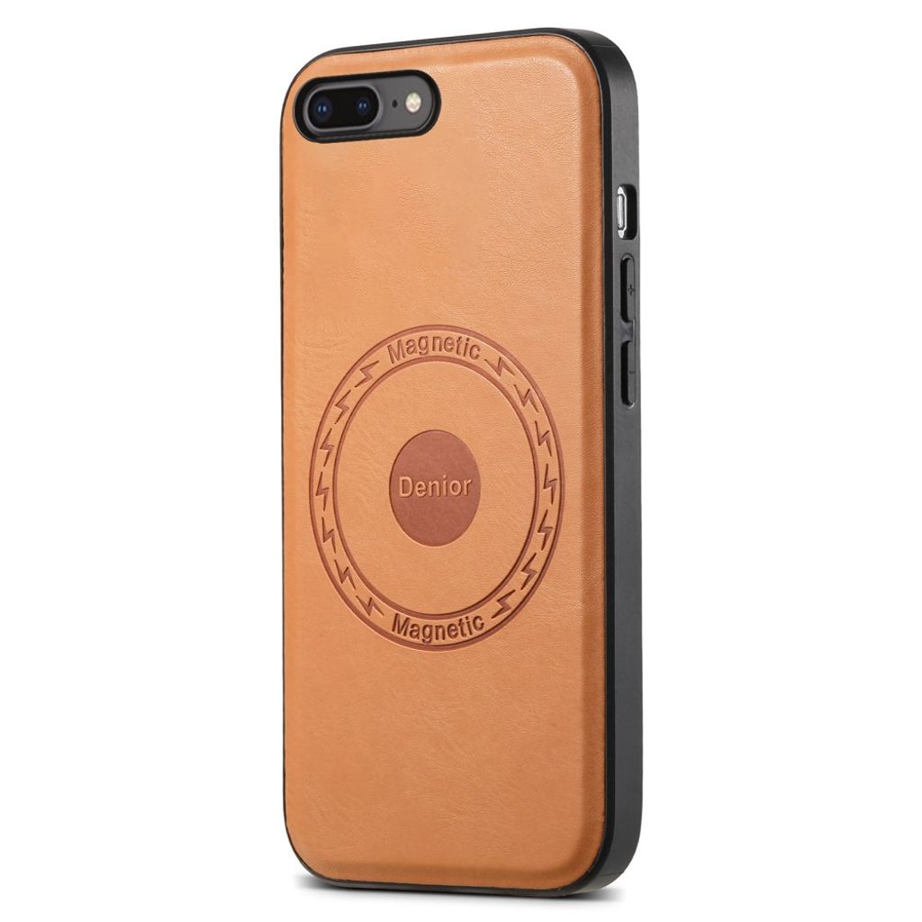 DENIOR iPhone 7 Plus / 8 Plus Case with MagSafe - Light Brown