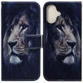 iPhone 16 phone cover with a stand and card slot - Dark Blue