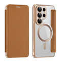 Samsung Galaxy S26 Ultra MagSafe Wallet Cover RFID Blocking – Brown