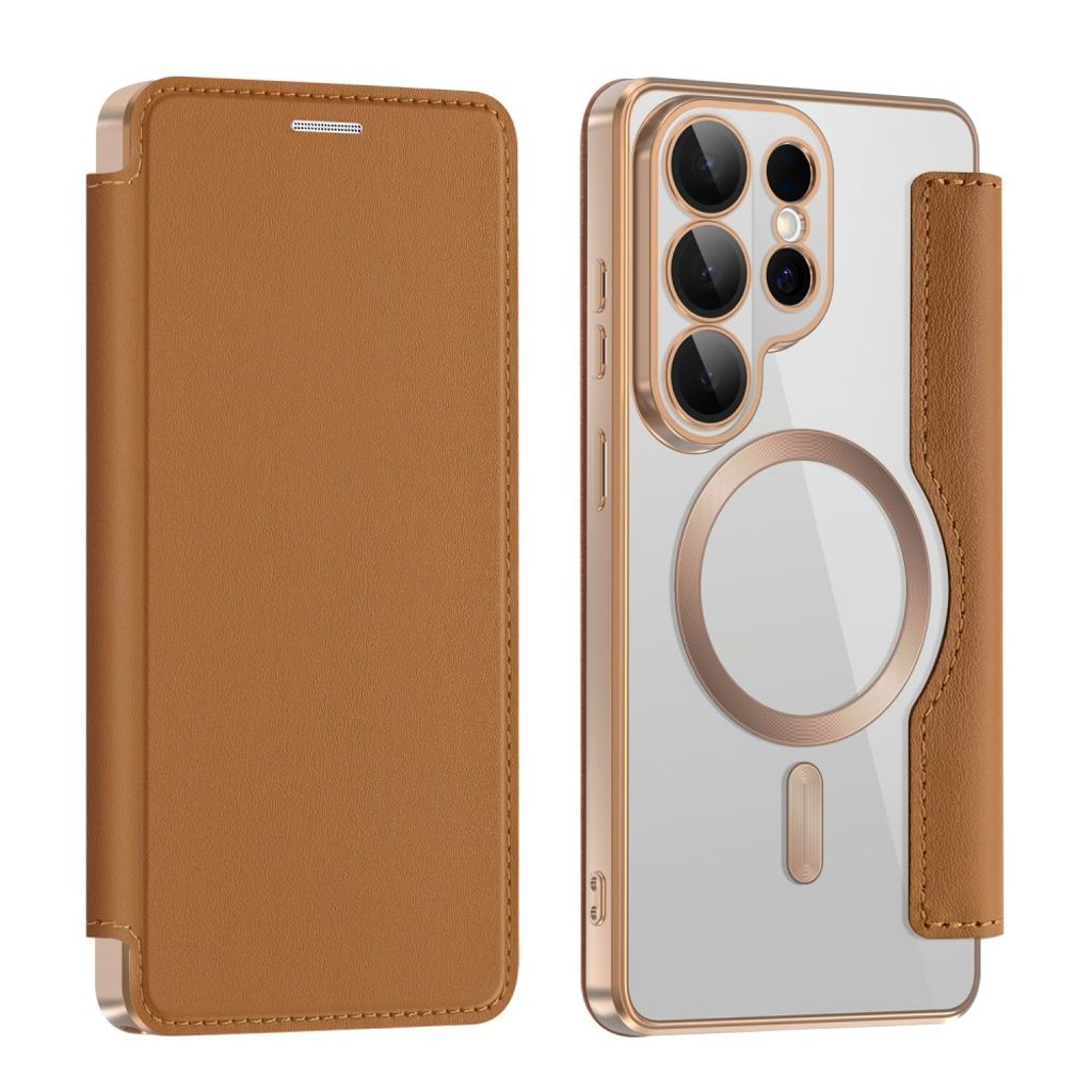 Samsung Galaxy S26 Ultra MagSafe Wallet Cover RFID Blocking – Brown