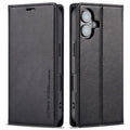 LC.IMEEKE iPhone 16 Plus Wallet Cover - Black