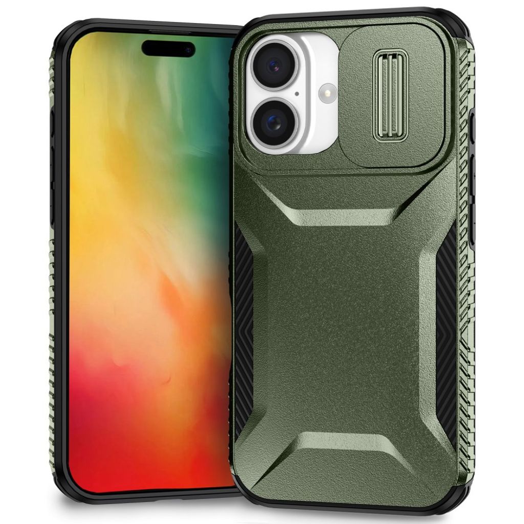 iPhone 16 Camshield Case - Green