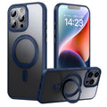 iPhone 16 Pro Max Case with a stand - Dark Blue