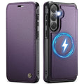 CASEME 053 Samsung Galaxy S26 Wallet Cover MagSafe RFID blocking - Purple