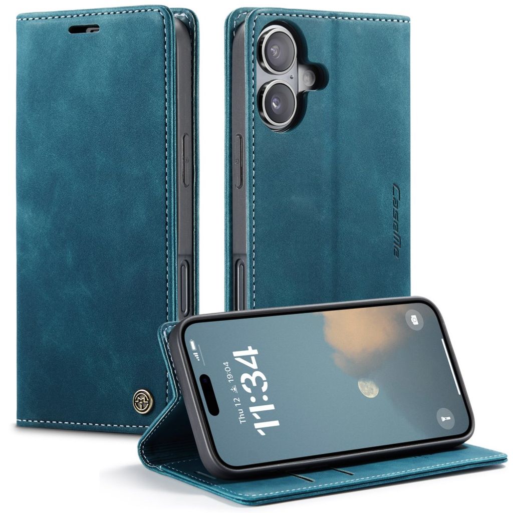 CASEME iPhone 17 Wallet Cover with Card Slots - Blue