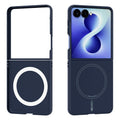 ABEEL Samsung Galaxy Z Flip8 MagSafe Case in Silicone - Dark Blue — ABEEL