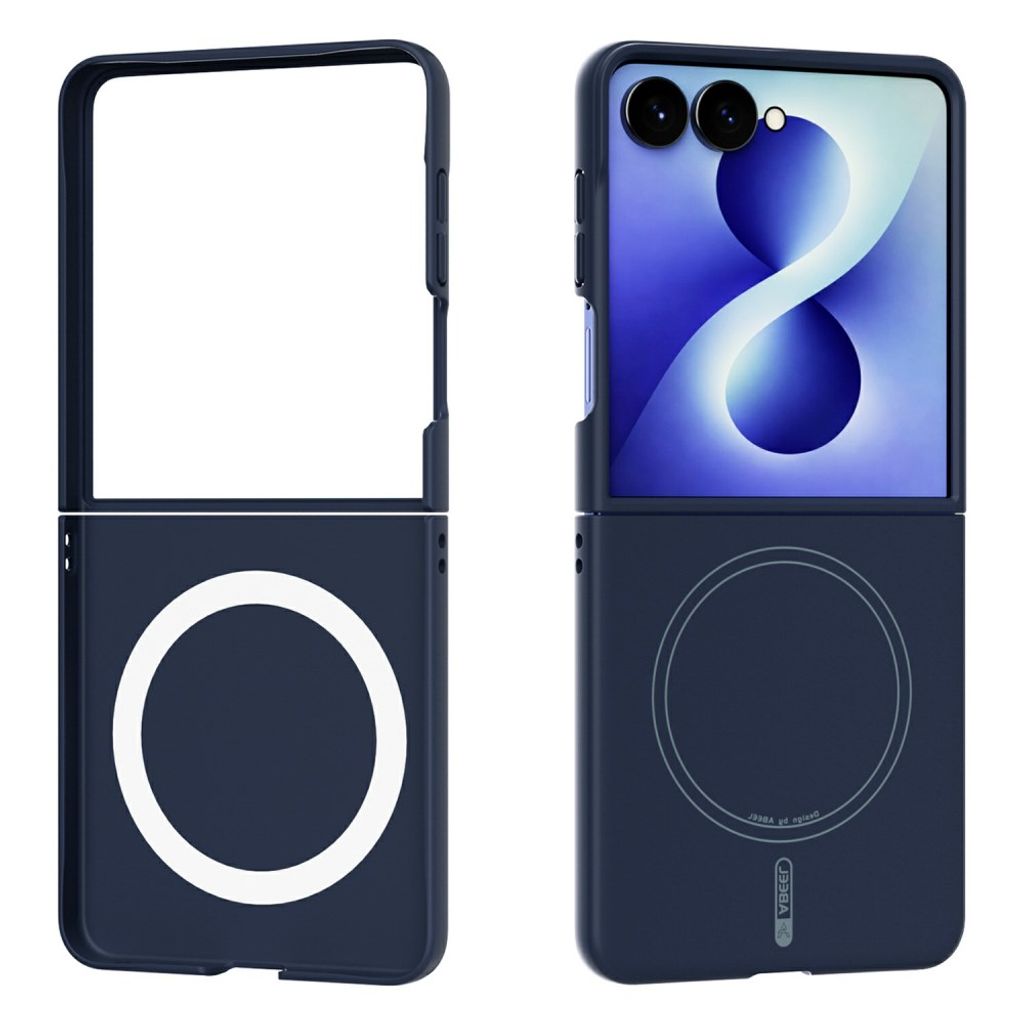 ABEEL Samsung Galaxy Z Flip8 MagSafe Case in Silicone - Dark Blue — ABEEL