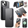CASENEO iPhone 15 MagSafe Wallet Cover - Black