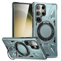 Samsung Galaxy S24 Ultra smartphone case with a stand - Green — Samsung