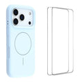 iPhone 18 Pro Max MagSafe Compatible Case with 2x Screen Protectors - Blue — Övrigt