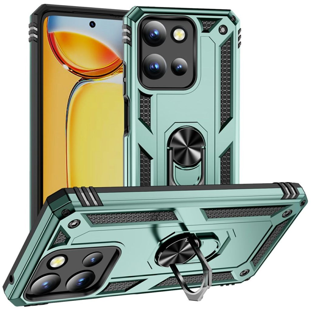 Motorola Moto G 5G 2025 Case with kickstand - Green — Övrigt