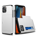 iPhone 12 Pro Max case with slide card holder - White — Övrigt