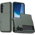 Samsung Galaxy S25 FE Case with Card slot - Green