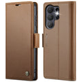 CASEME Samsung Galaxy S26 Ultra Wallet Cover RFID Blocking - Brown — CASEME