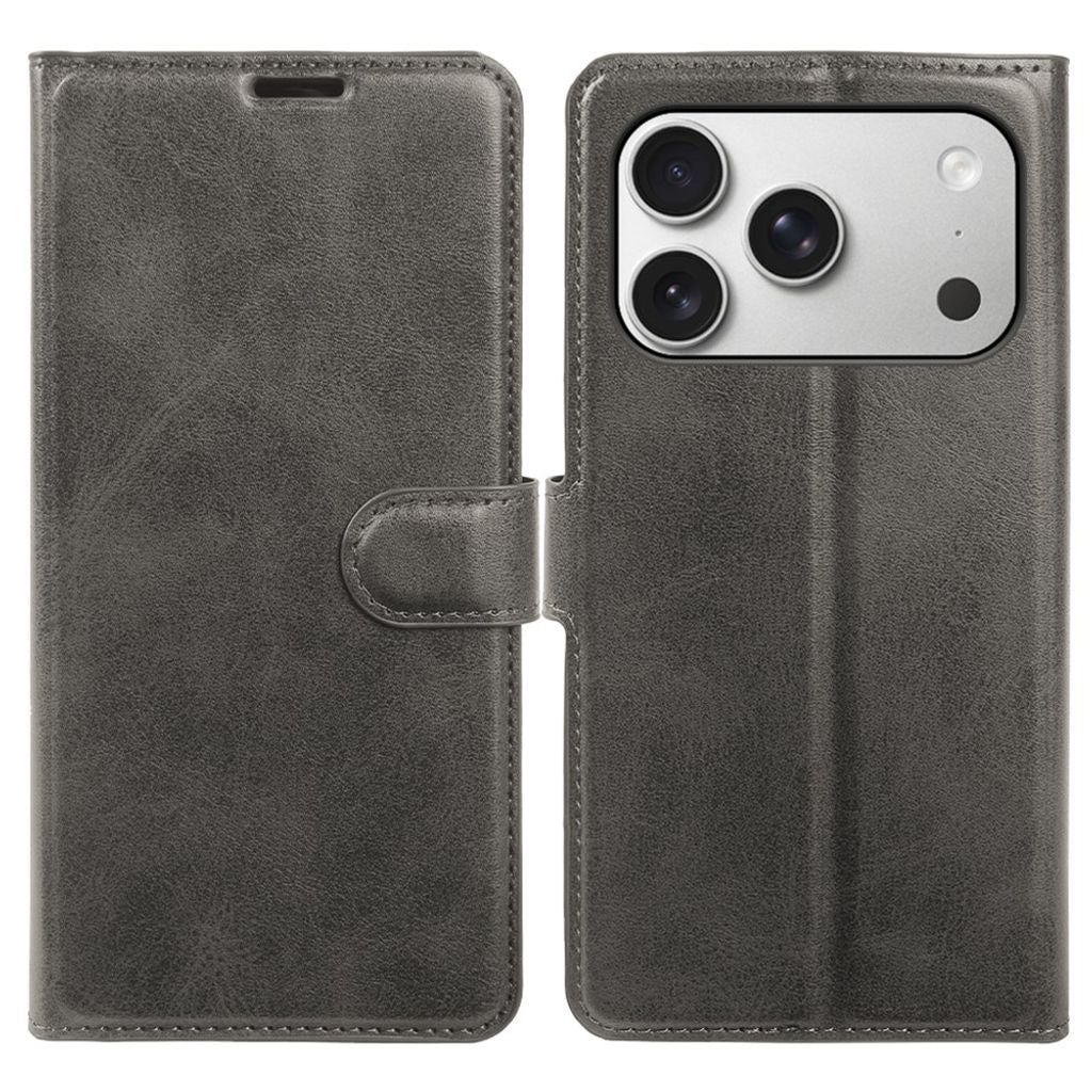 Wallet Cover with Stand iPhone 18 Pro, iPhone 17 Pro - Grey — Wallet