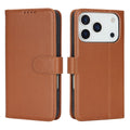 iPhone 17 Pro Cover with Stand - Light Brown