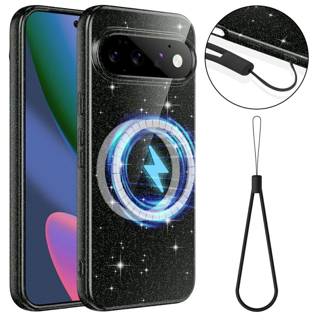 Google Pixel 11 Pro MagSafe Case Glitter - Black — Google