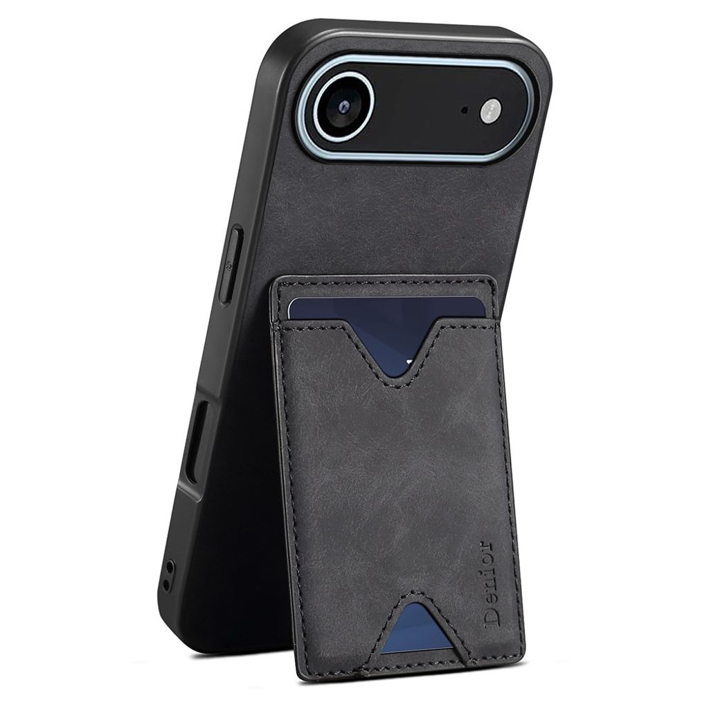 DENIOR iPhone Air Case with Stand - Black
