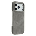 iPhone 18 Pro Max/17 Pro Max MagSafe Case PU-leather - Gray — Övrigt