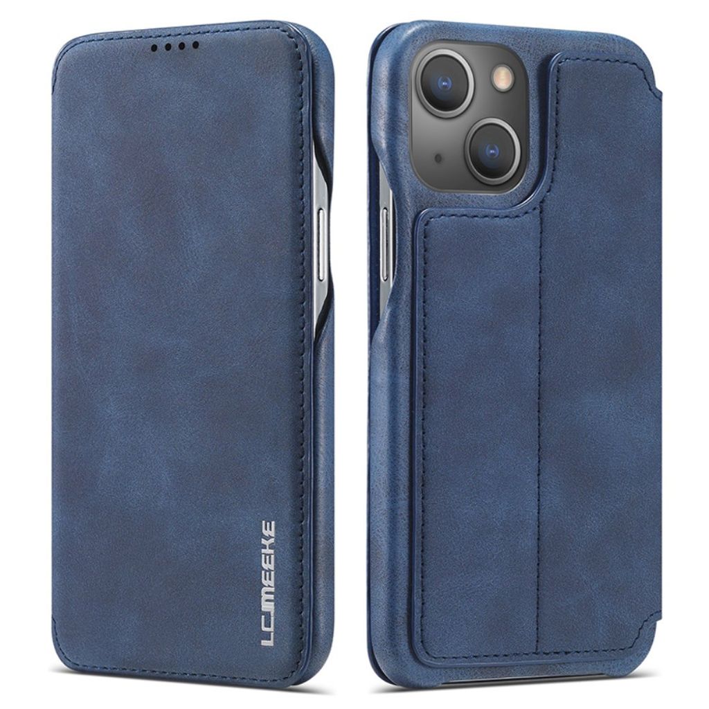 LC.IMEEKE iPhone 15 Plus Cover with Stand - Blue