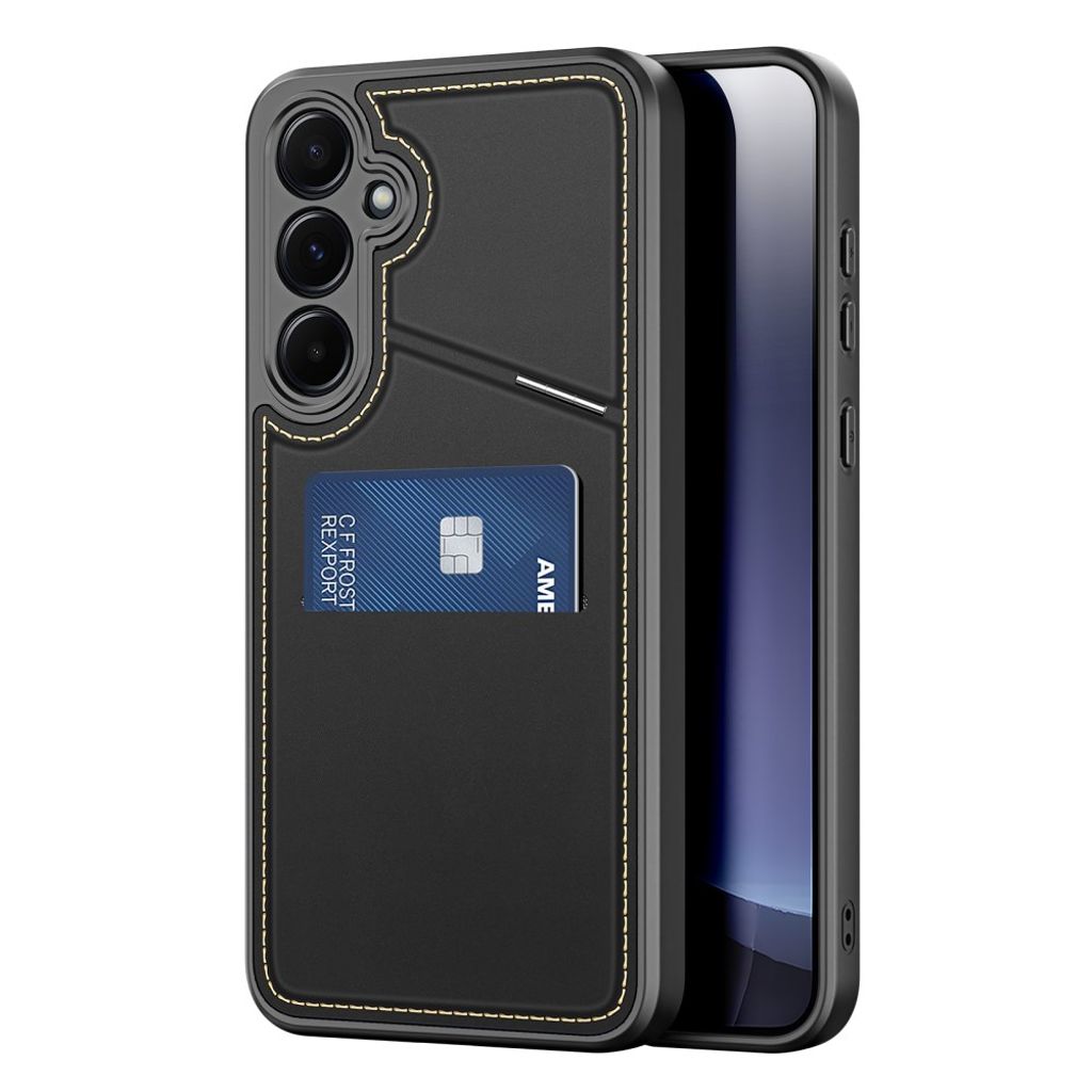 DUX DUCIS Samsung Galaxy S25 Magnetic Wallet Case with Stand - Black — DUX