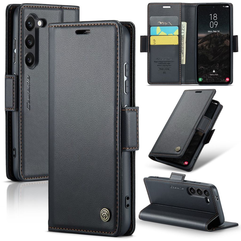 CASEME Samsung Galaxy S25 Wallet Cover - Black — CASEME
