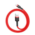 Baseus Cafule USB-A / Lightning 2.4A QC 3.0 cable 0.5 m - red — Baseus