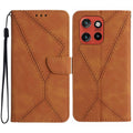 Motorola Edge 60 Neo 5G Wallet Cover – Brown — Övrigt