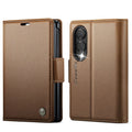 CASEME Samsung Galaxy Z Fold8 Wallet Cover RFID Blocking - Brown — CASEME