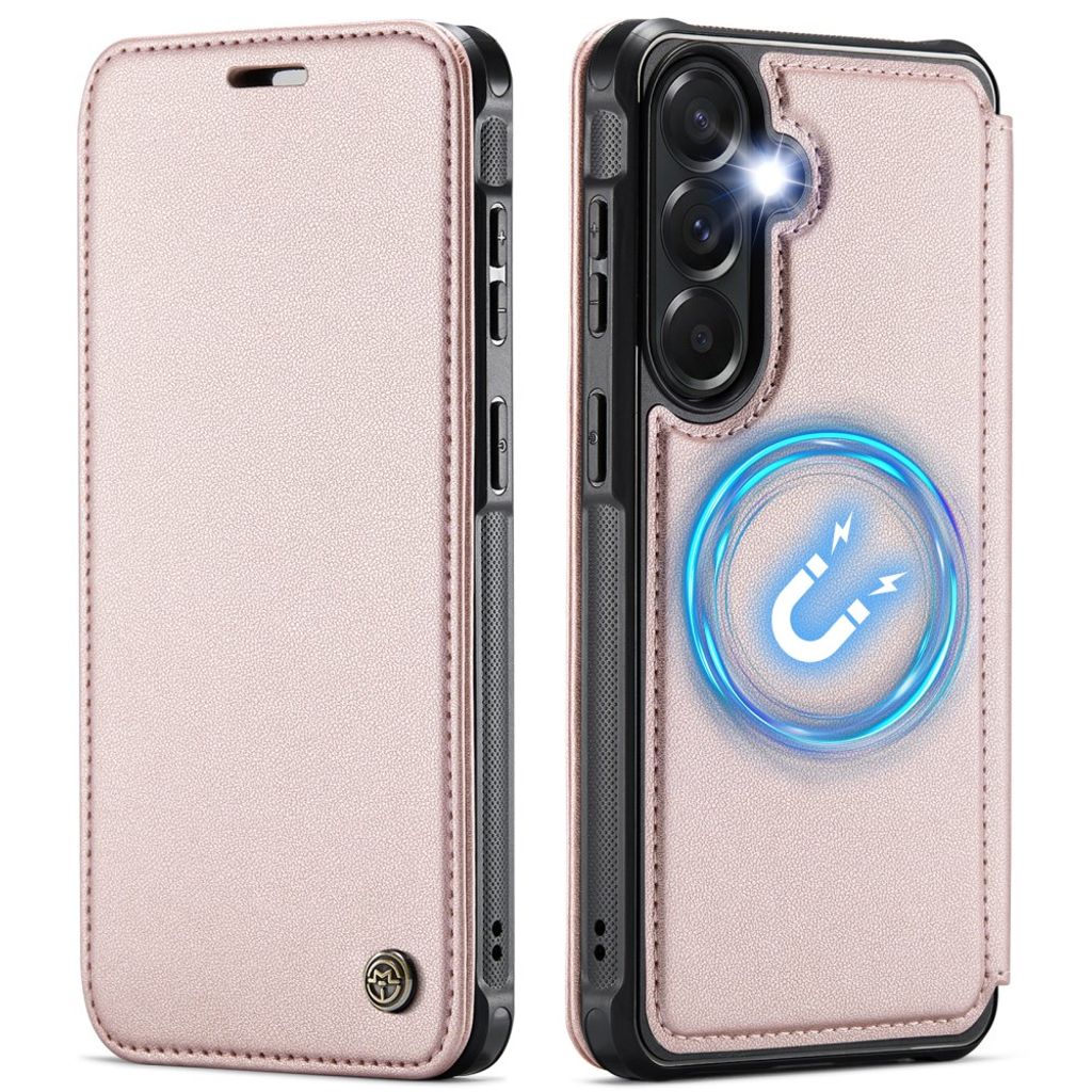 CASEME 053 Samsung Galaxy A17/A16/A26 Wallet Cover MagSafe RFID - Light Pink — CASEME