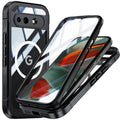Google Pixel 10a MagSafe Case Tempered Glass Screen Protector - Black